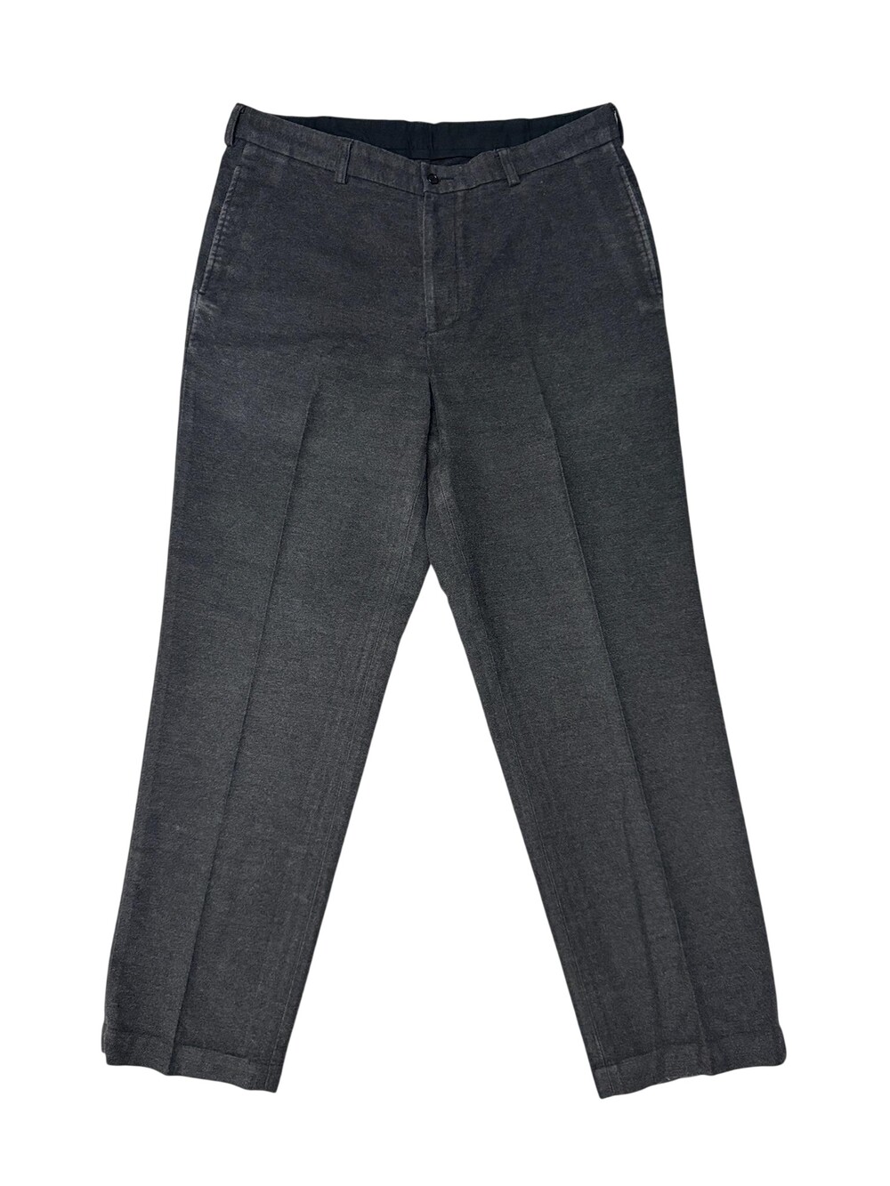 Brooks Brothers Hudson Dress Pants Mens 36x32 Gray Flat Front slacks